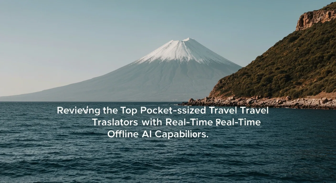 Reviewing the Top Pocket-Sized Travel Translators with Real-Time Offline AI Capabilities