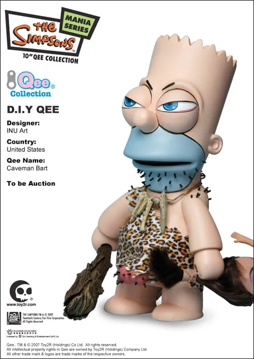 Bart Simpson Qee Auction