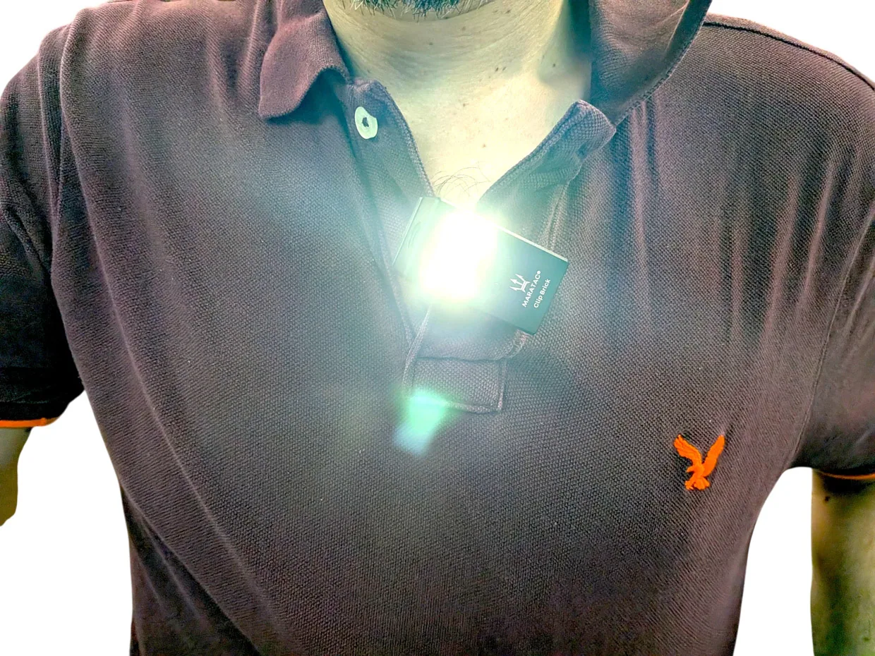 Maratac Clip Brick LED Hands-Free Flashlight