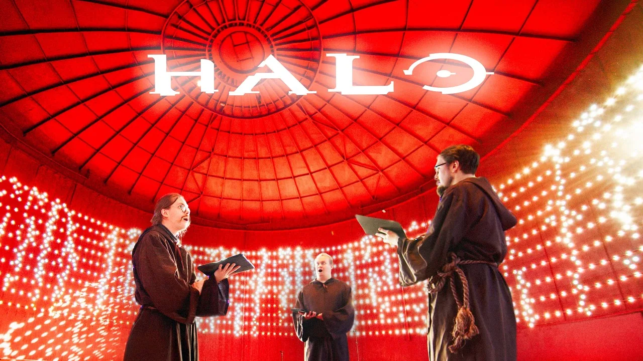 Singing the Halo Theme in an Oil Tank