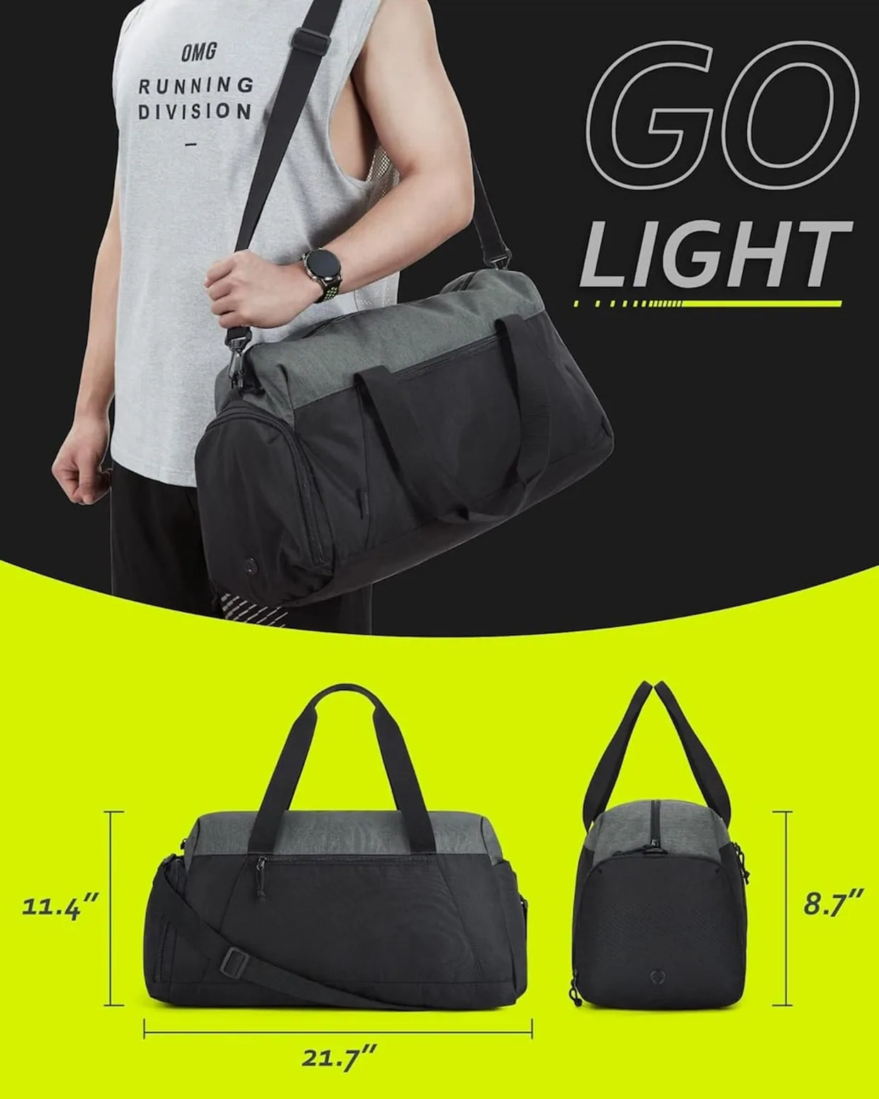 Bagsmart Foldable Gym Bag