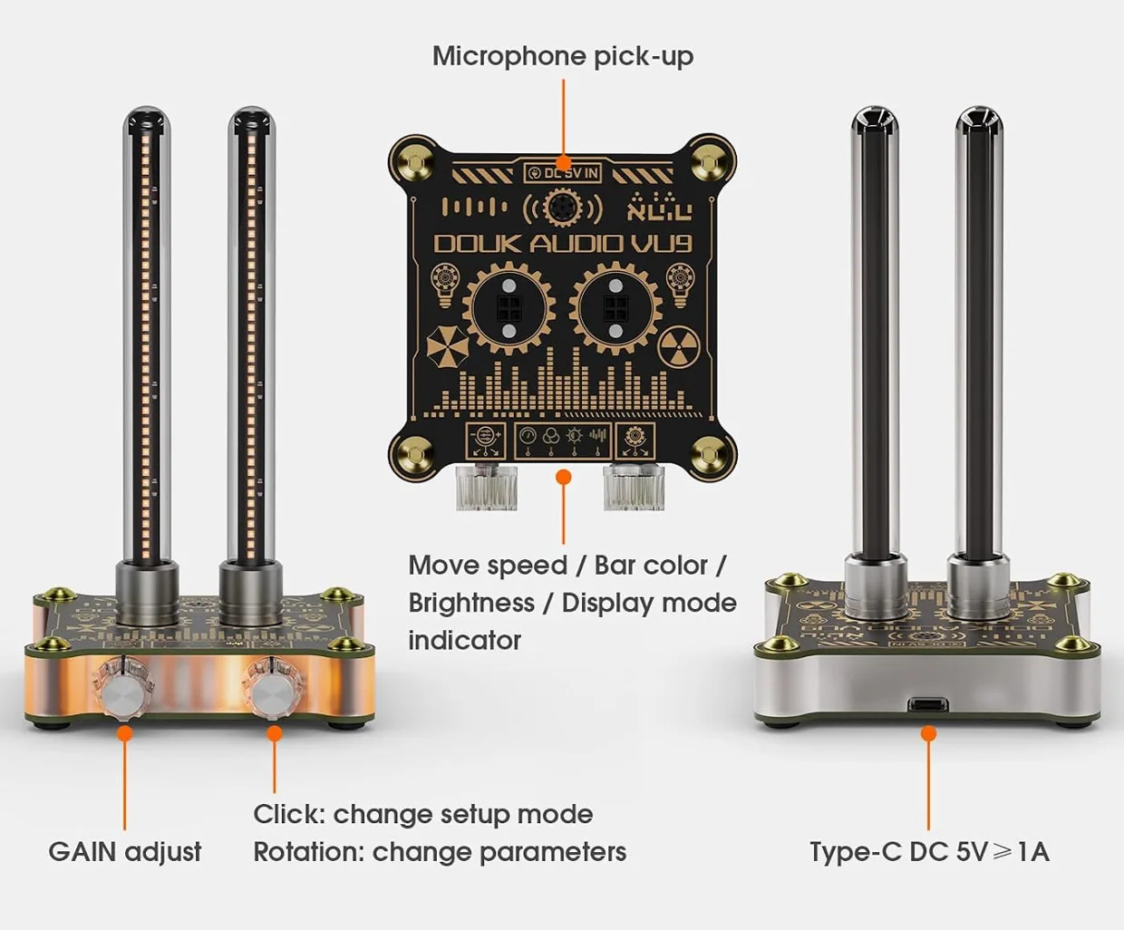 Douk Audio Sound Level Tube Meter