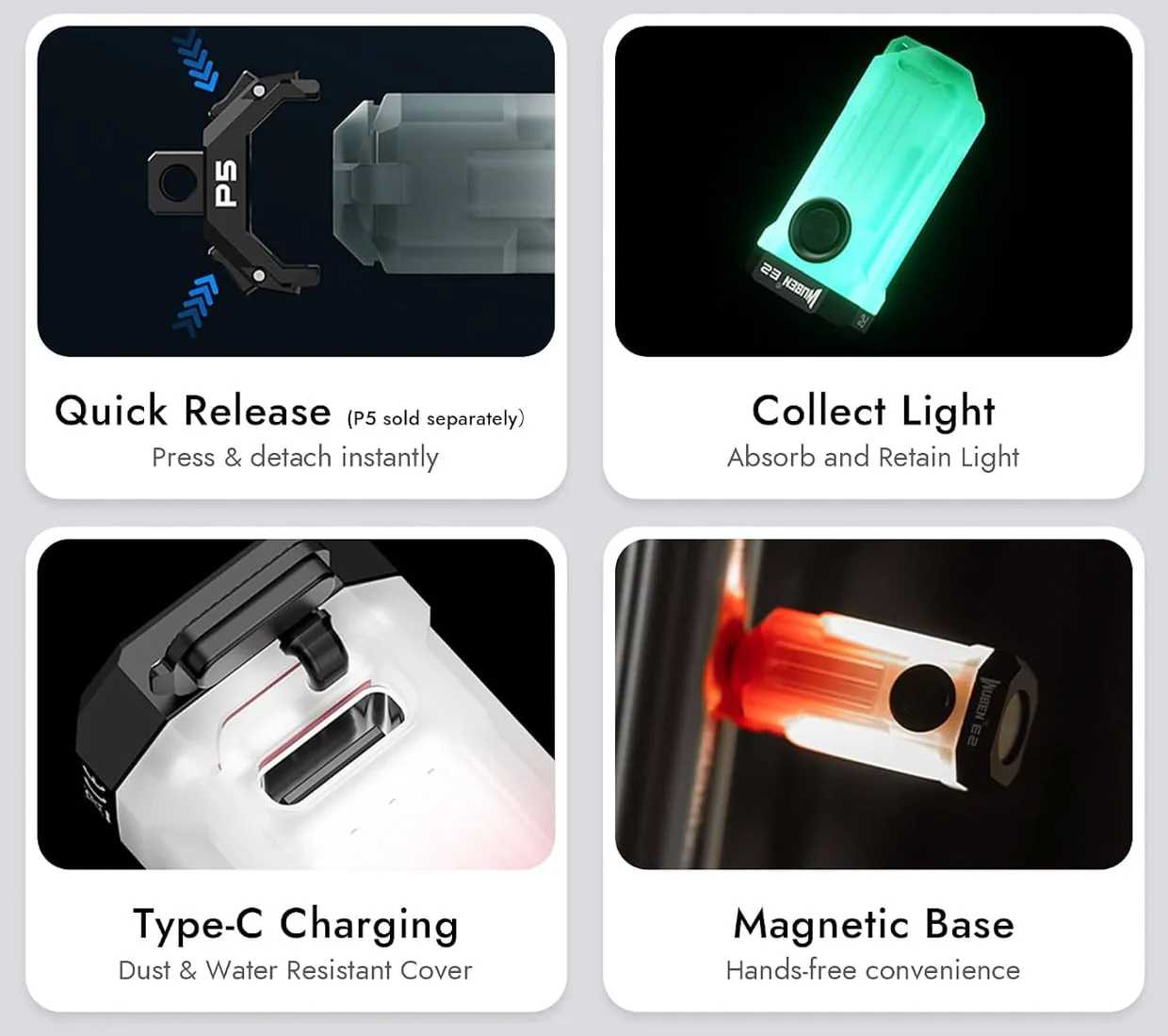 Wuben E2 Pulse Flashlight