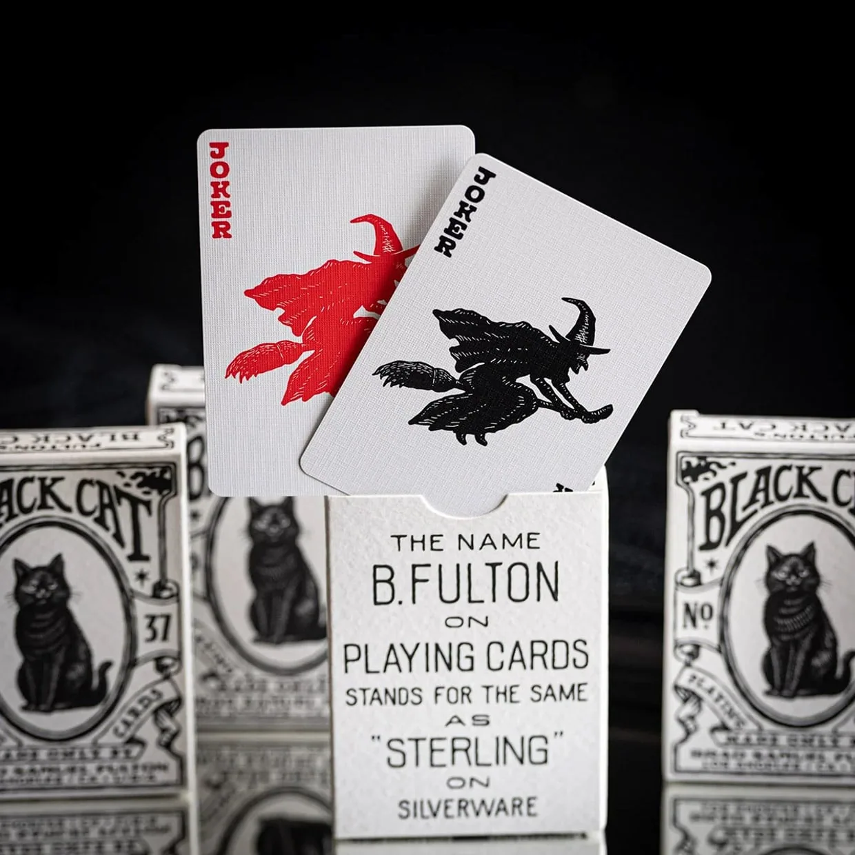 Fulton’s Black Cat Playing Cards