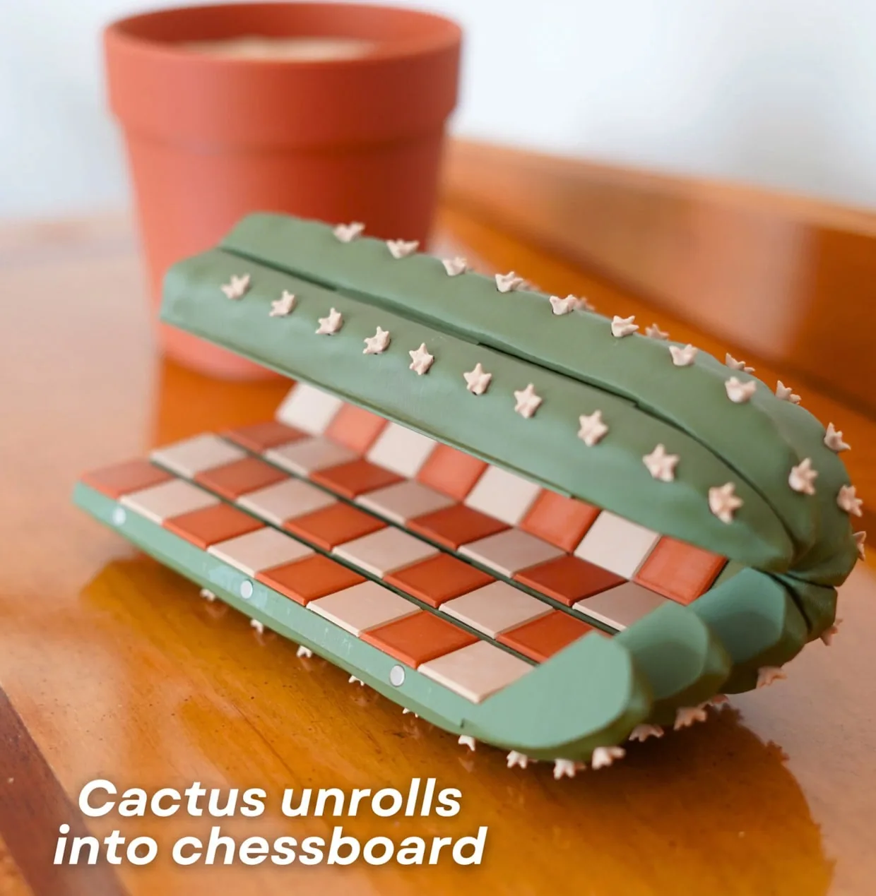Roll-out Cacti Chess Set