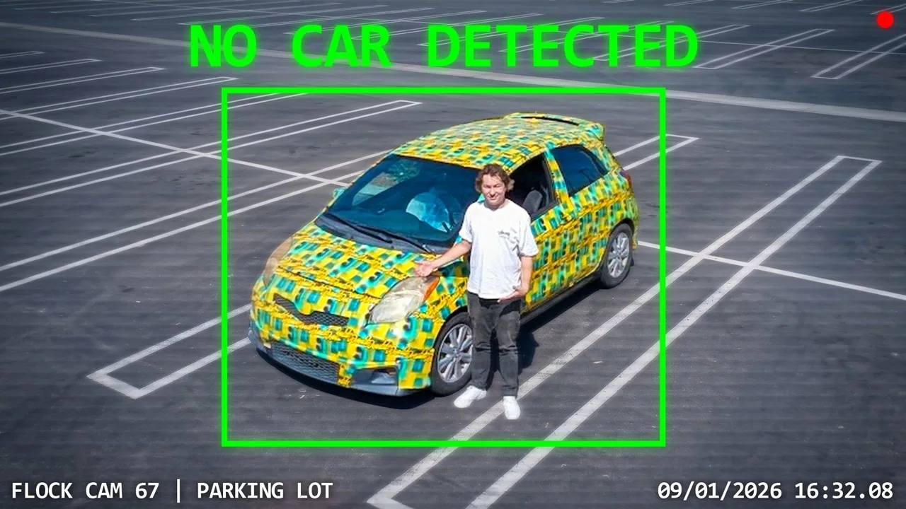 Can You Make a Car Invisible to Flock Cameras?