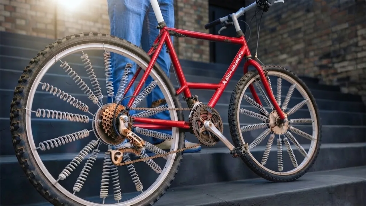Replacing Bicycle Wheel Spokes with Springs