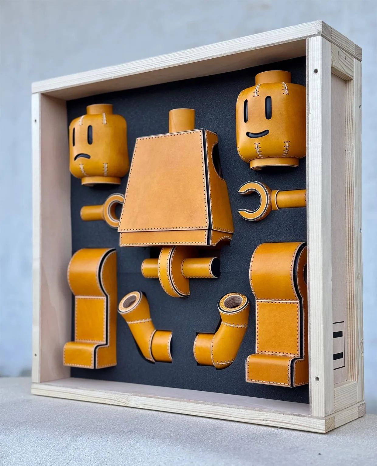 Making a Giant Leather LEGO Minifigure