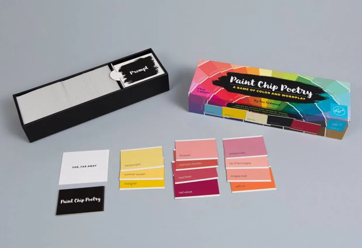 Paint Chip Poetry Game