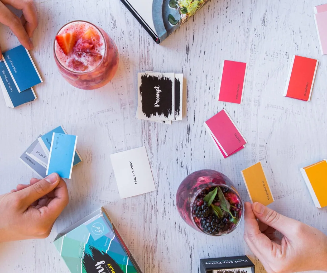 Paint Chip Poetry Game