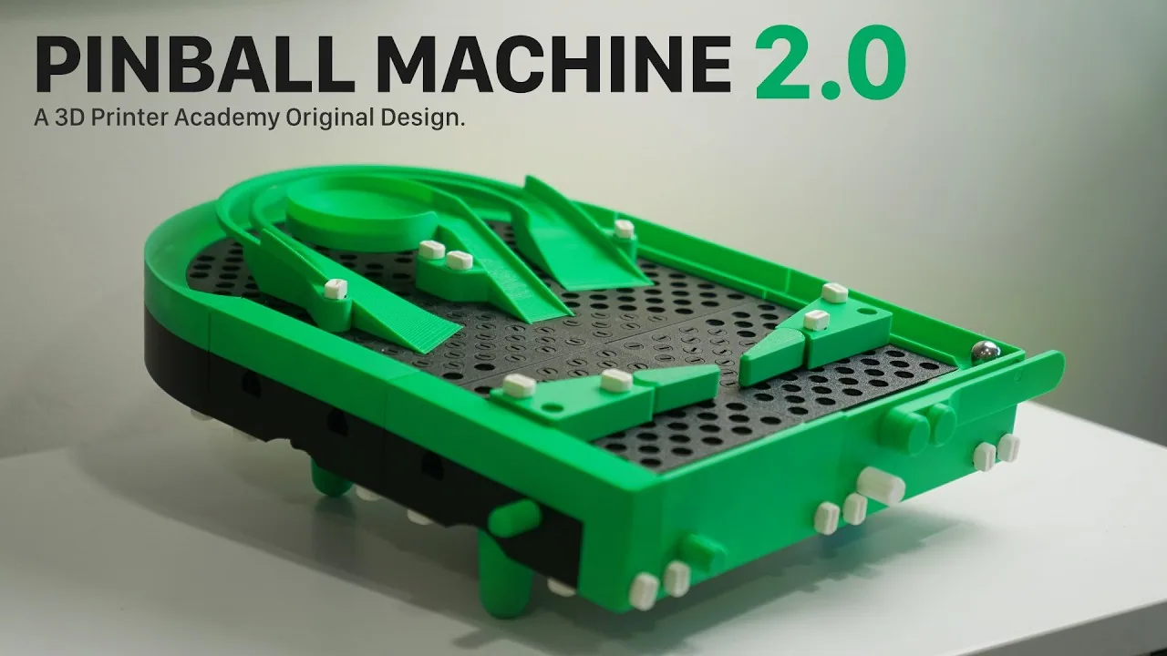 Modular 3D-Printed Pinball Machine