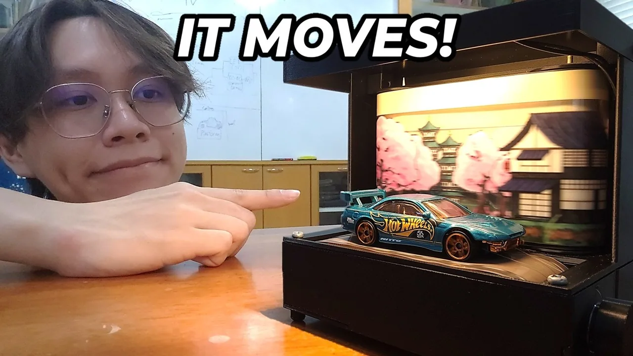 Making a Moving Hot Wheels Diorama