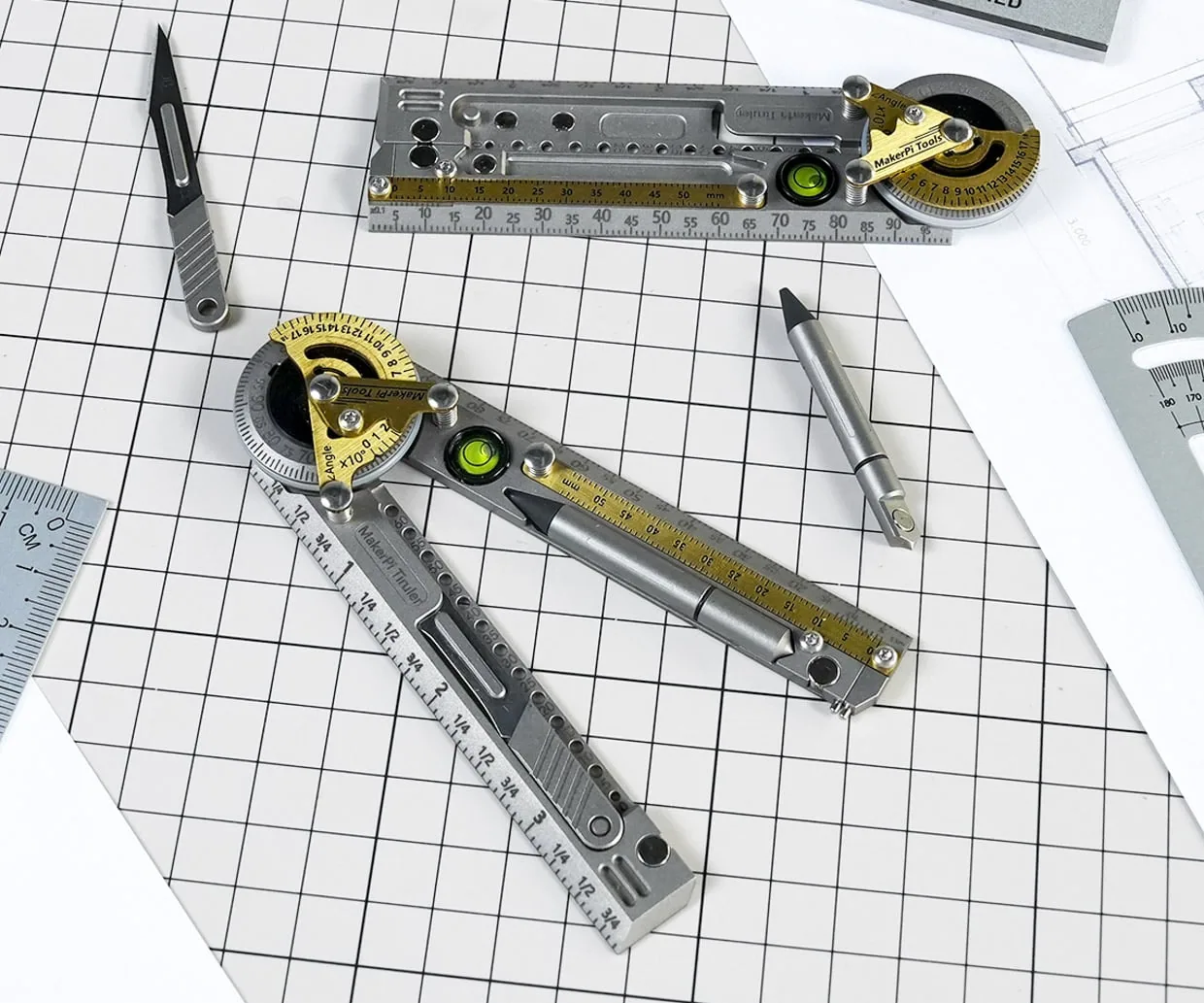 MakerPi TiRuler 2.0 Drawing + Measuring Tool