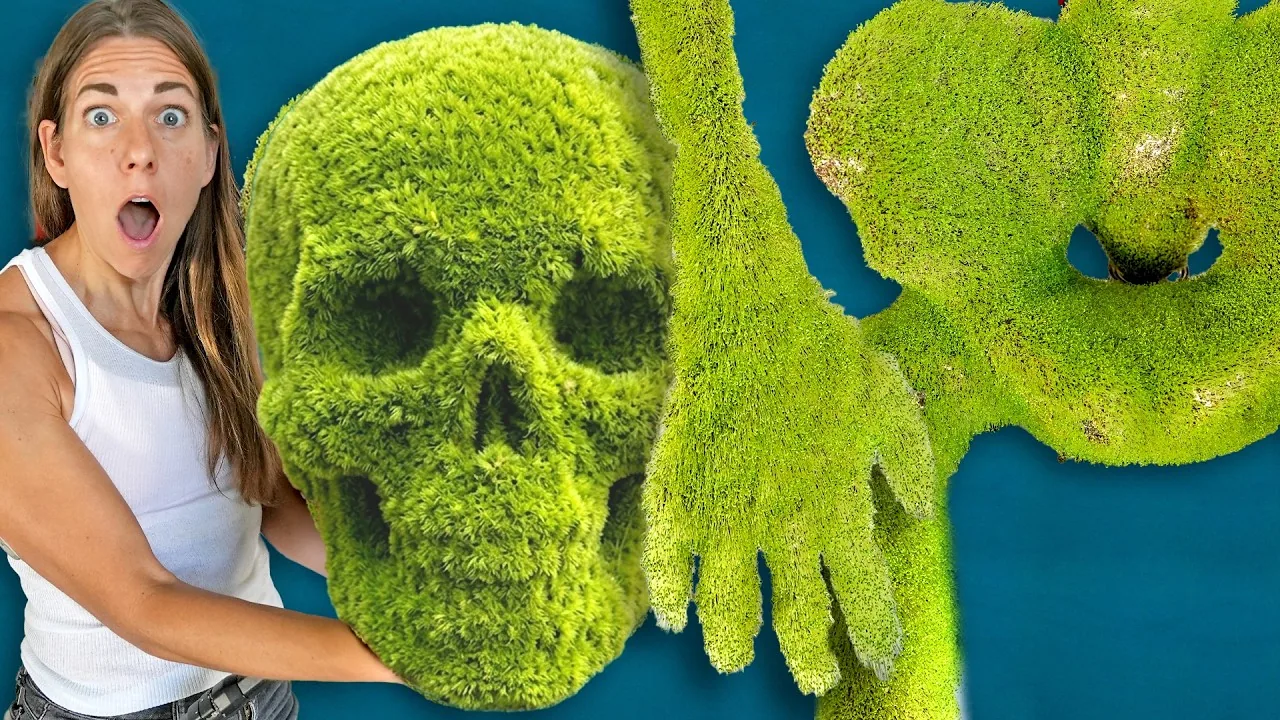 Making a 12-Foot Chia Pet Skeleton