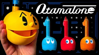 Pac-Man x Otomatone Melody Mini Synthesizers