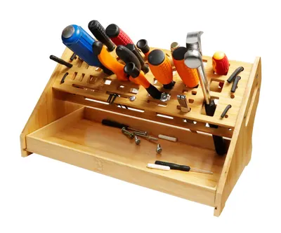 Bamboo Tool Organizer