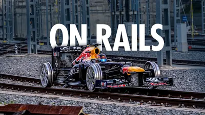 Driving an F1 Car on Train Tracks