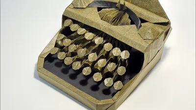 Making an Origami Typewriter