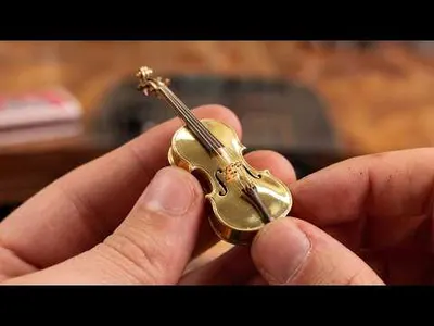 Making a Miniature Metal Violin